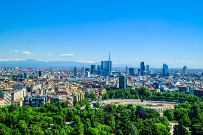 Milano vista dall'alto