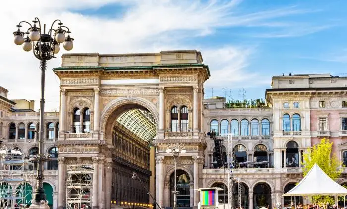 Galleria Vittorio Emanuele II - Ingresso da Piazza Duomo